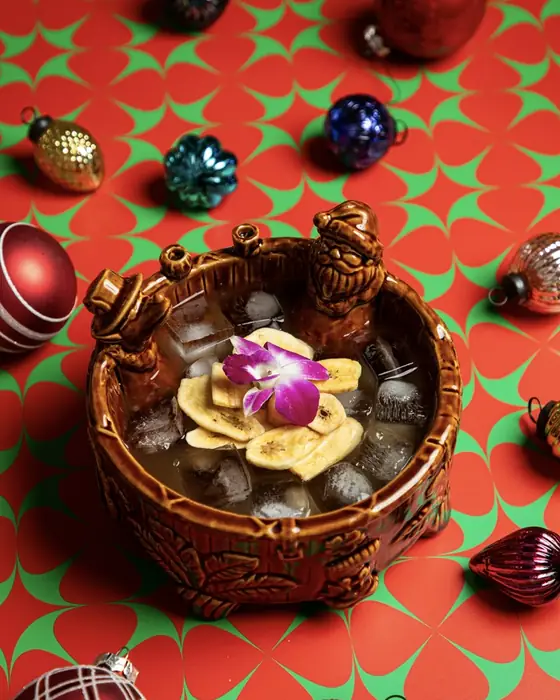 North Pole Punch cocktail