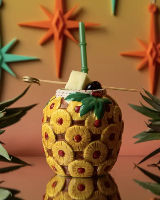 Pineapple Upside-Down Cask cocktail